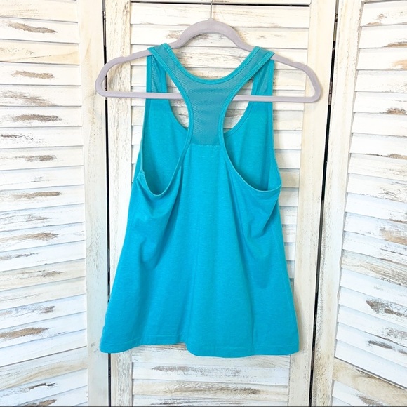 GAP FIT | Racerback Teal Blue Activewear Tank Top - Picture 6 of 6